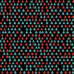 black and red christmas tree  seamless pattern background