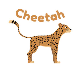 Wild African animal vector concept