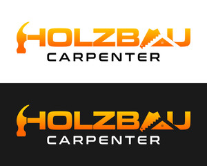 Home improvement carpenter industry logo design.