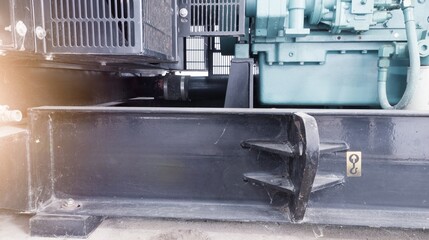 Steel main frame on engine generator diesel, Main Assembly frame for lifting the engine unit.