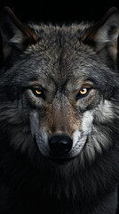 seamless wolf photo design for phone wallpaper created with Generative Ai