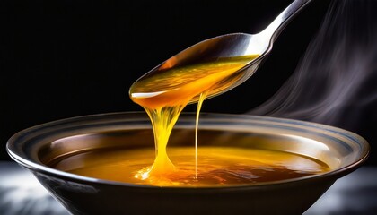 Create dynamic compositions by capturing the motion of a spoon as it stirs the soup. Experiment with long exposure to emphasize the graceful trails left behind in the liquid