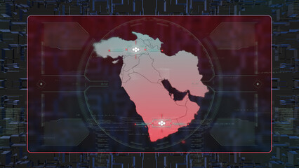 Middle East HUD UI Map