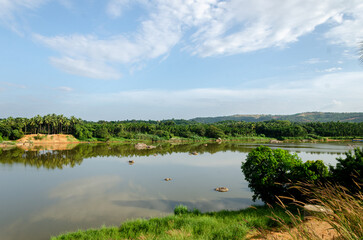 Netravati River at Thumbe in Mangalore, India