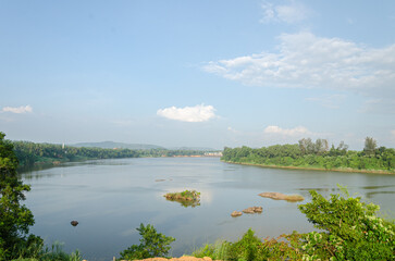 Netravati River at Thumbe in Mangalore, India