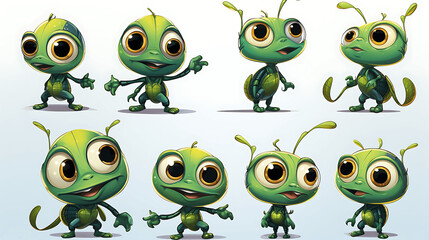 Fototapeta premium Dibujo infantil de una hormiga