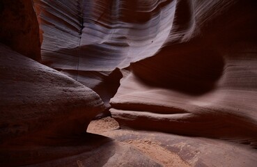 The incredible Antelope Canyon X, a popular slot canyon in Page, Arizona
