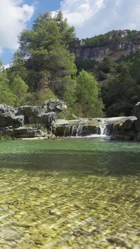 Siurana river in Serra de Montsant and Muntanyes de Prades, Catalonia