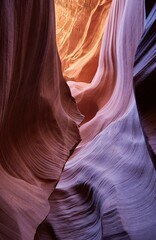 The incredible Lower Antelope Canyon, a popular slot canyon in Page, Arizona