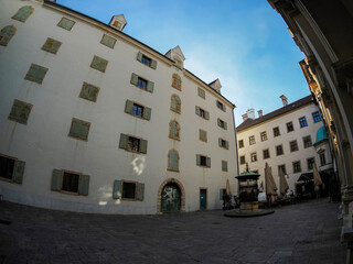 Landhaus Graz Austria in winter season