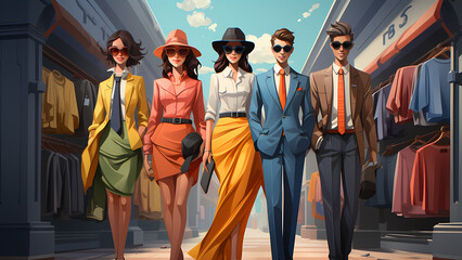 
"Modern Fashion Elegance: A Glimpse into Contemporary Style"