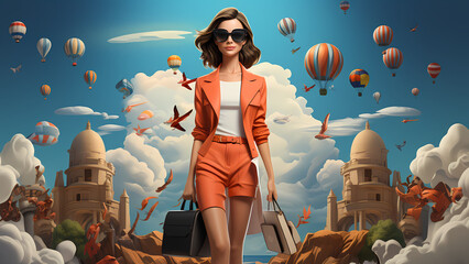 
"Modern Fashion Elegance: A Glimpse into Contemporary Style"
