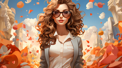 
"Modern Fashion Elegance: A Glimpse into Contemporary Style"