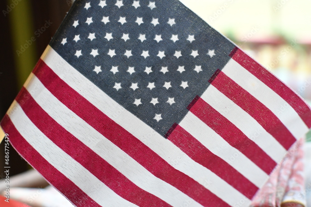 Sticker american flag