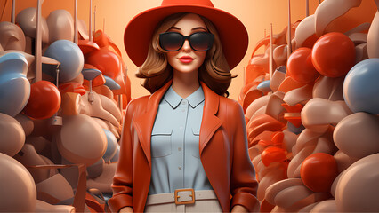
"Modern Fashion Elegance: A Glimpse into Contemporary Style"