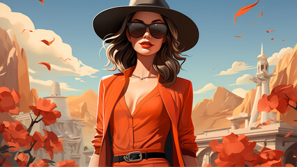 
"Modern Fashion Elegance: A Glimpse into Contemporary Style"
