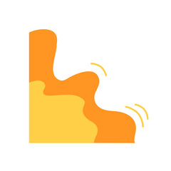 Abstract Blob Corner