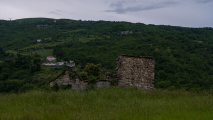 Abandoned house in the mountains.