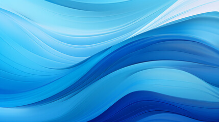 Dynamic Wave Patterns in Shades of Blue Background