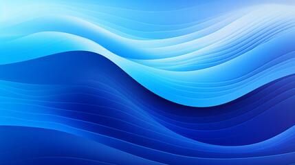 Obraz premium Dynamic Wave Patterns in Shades of Blue Background