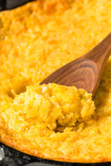 Thanksgiving Corn Bread Casserole Pudding