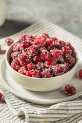 Organic Homemade Sugared Sweet Cranberries
