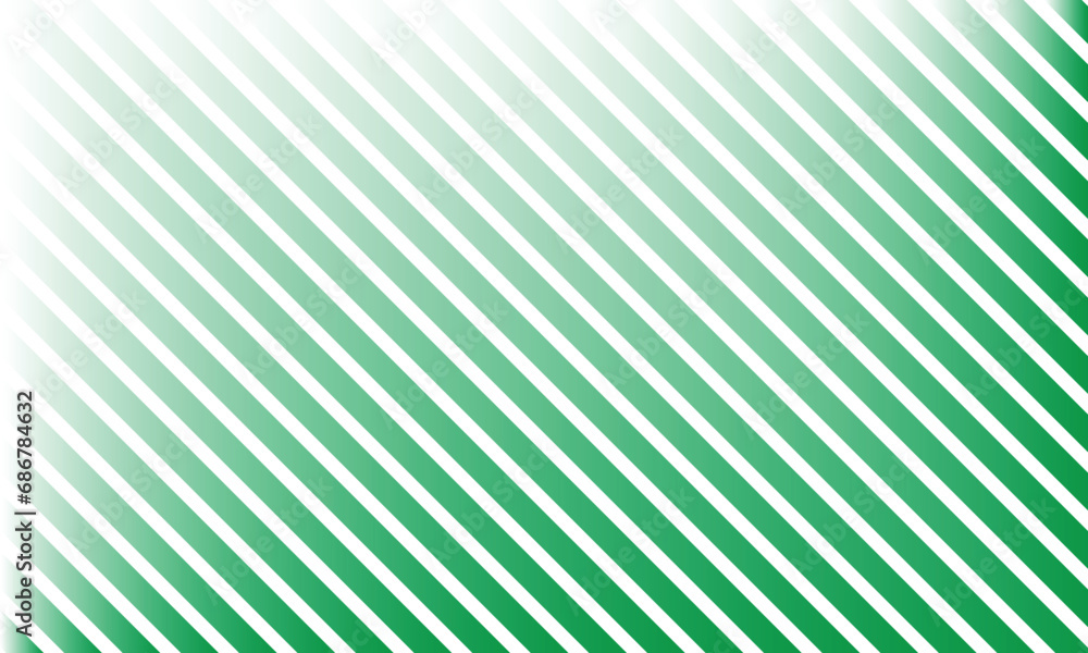 Poster abstract white green gradient diagonal line pattern.