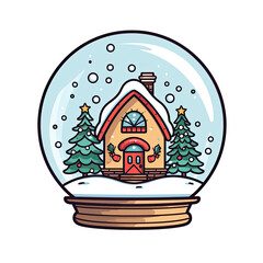 Christmas snow globe