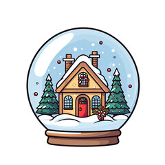 Christmas snow globe
