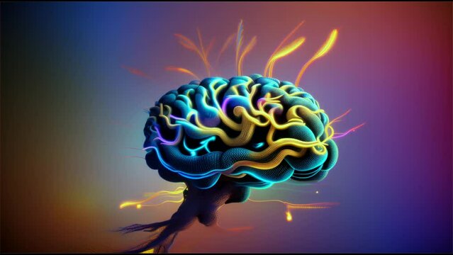 Colorful Brain Illustration