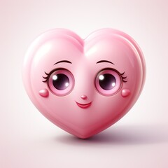 a cute little heart with eyes