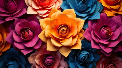 3D floral Pattern HD Wallpaper Background  ai generated