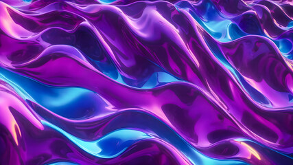  abstract wavy liquid background. Creative concept of liquid wave.
