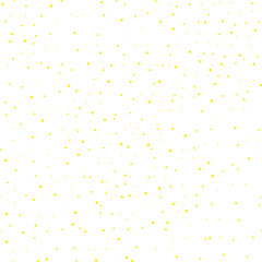 Seamless pattern background with cute yellow dots with hand-drawn crayon touch - 686790855