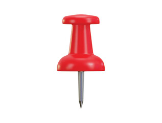 safety pin icon 3d rendering illustration
