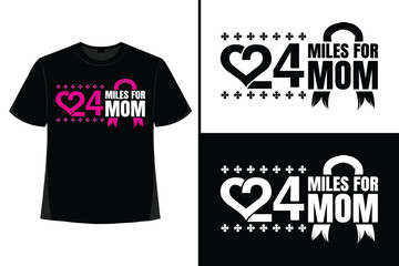 In october we wear pink Breast cancer awareness design. Bicycle t-shirt design vector. For t-shirt print and other uses.