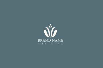 Modern vector logo. Luxurious elegant ornament. Design examples for hotels, jewelry, fashion, restaurant, beauty brand