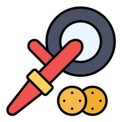 Polisher Machine Flat Multicolor Icon