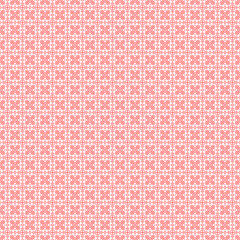 Seamless surface pattern with crossing figures. Symmetric abstract background. Rounded openwork shelves ornament wallpaper. Floral lacy motif. Digital paper for web design. Vector art illustration