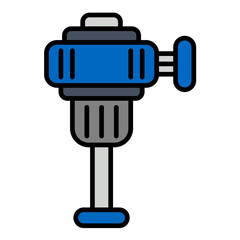 Tube Expander Flat Multicolor Icon