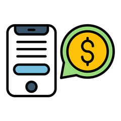 Complex Sales Flat Multicolor Icon