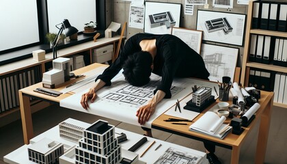 The Architect's Burden A Moment of Exhaustion