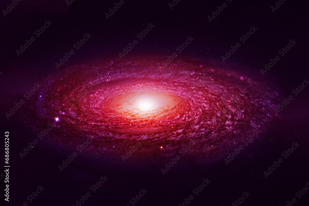 Canvas Prints a distant galaxy. elements of this image furnished by nasa