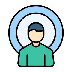 Influencer Flat Multicolor Icon