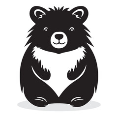 Quokka silhouettes and icons. black flat color simple elegant Quokka animal vector and illustration.