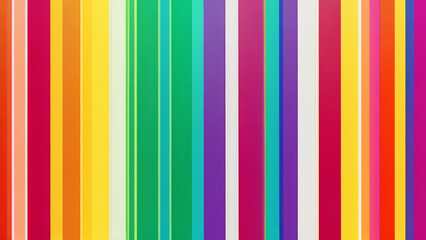 Cheerful Rainbow Stripes