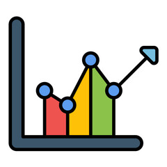 Progress Flat Multicolor Icon
