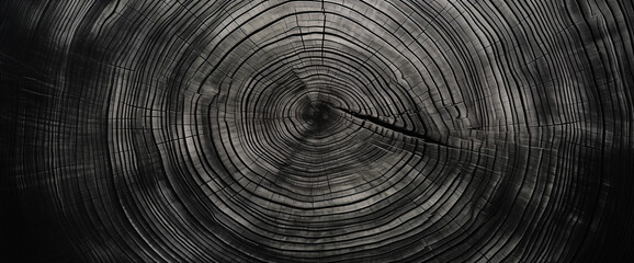 Obraz premium Close-Up View of Gray-Toned Weathered Wood with Numerous Annual Rings. Vintage and Timeless Texture, Perfect for Backgrounds, Eco-Friendly Concepts, and Rustic Design Inspirations. Natural Beauty