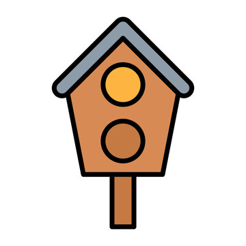 recommend clip art: Starling Box Flat Multicolor Icon