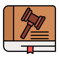 Code Of Conduct Flat Multicolor Icon